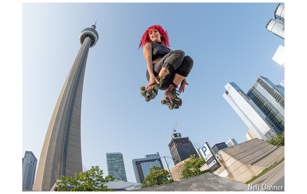 Chicks In Bowls: Honey Gnarlic catches air in the shadow of Toronto's CN Tower