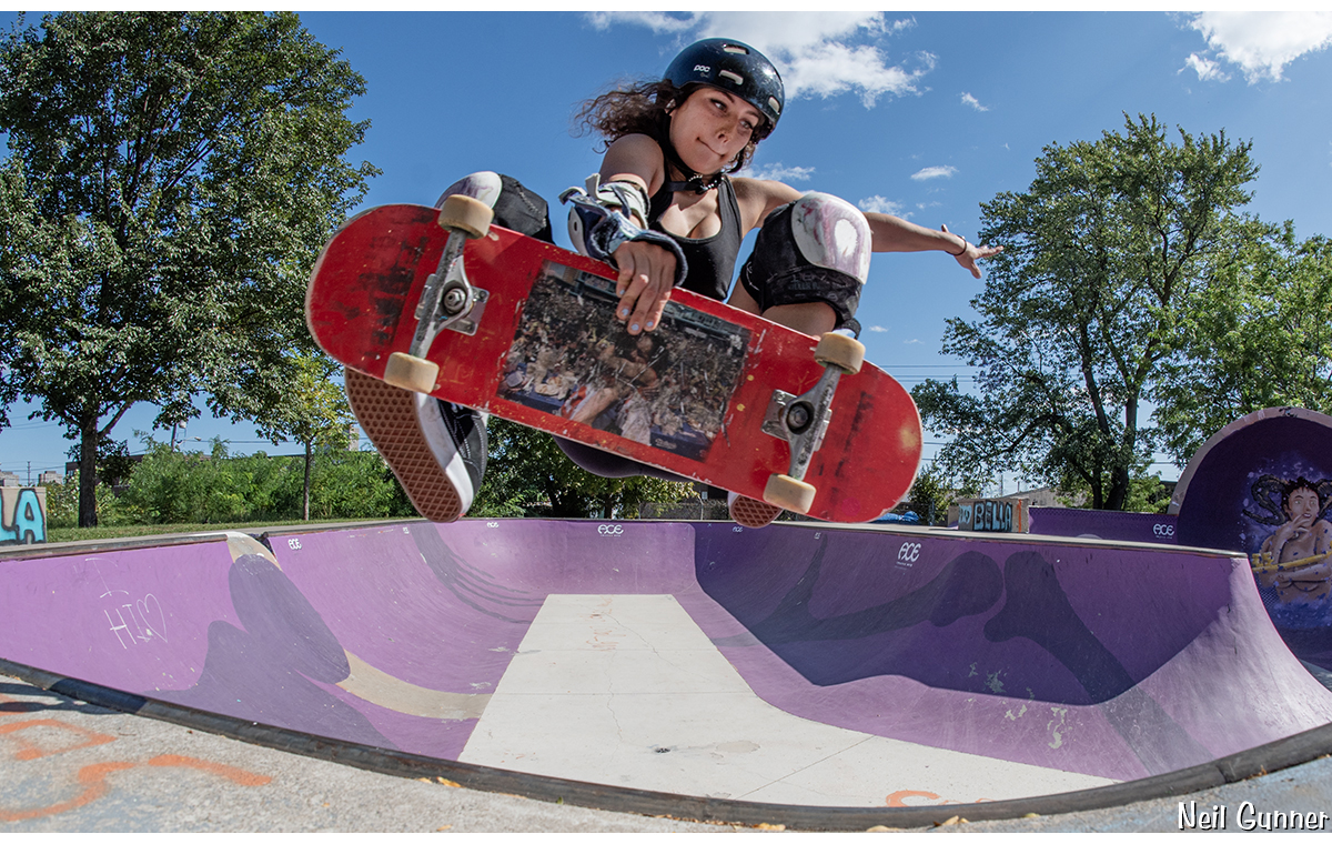 Sharlene gets the air